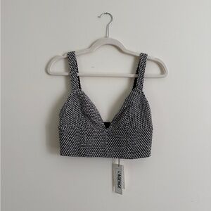 L'AGENCE Monochrome Textured Knit Top